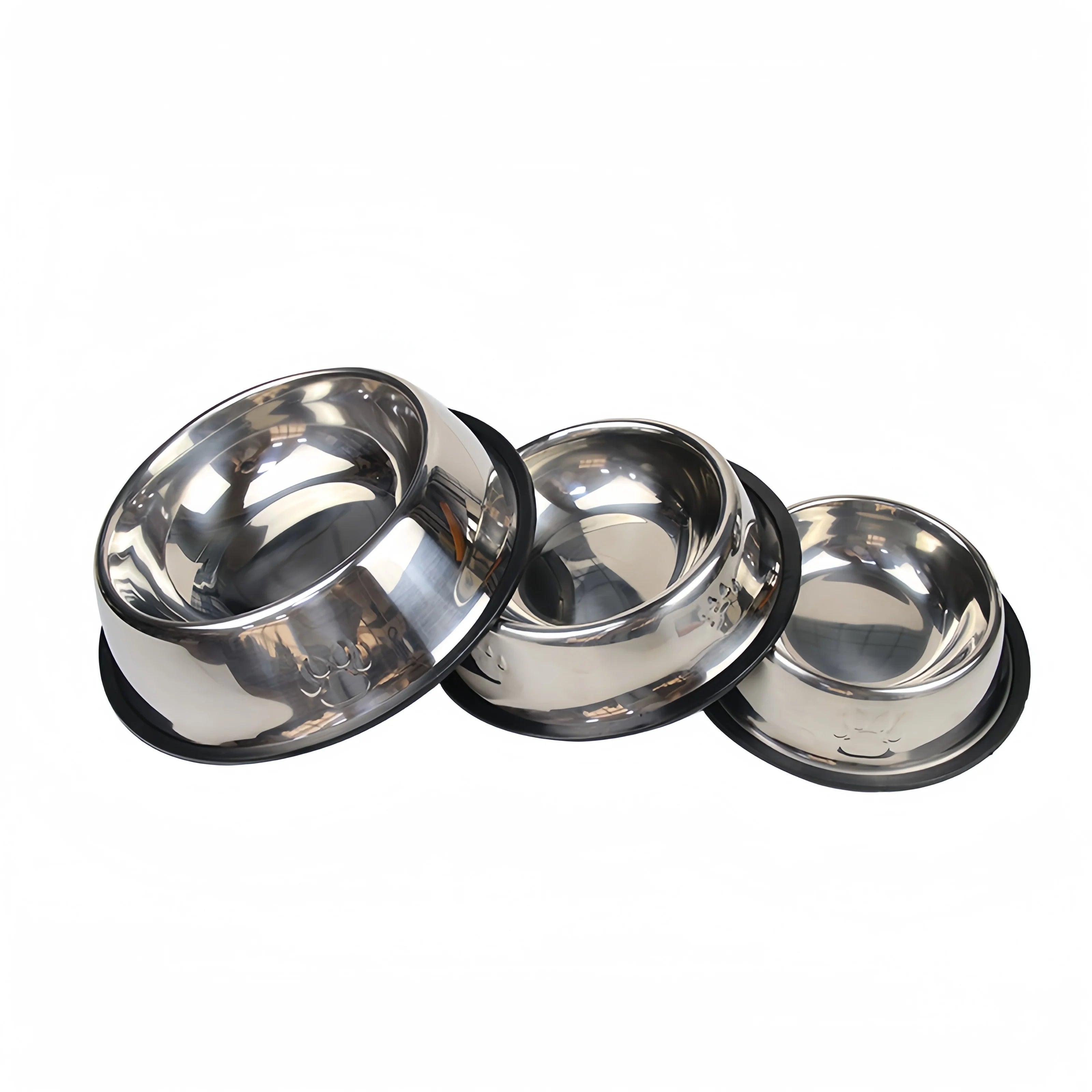 Comedero de Acero Inoxidable para Mascotas
