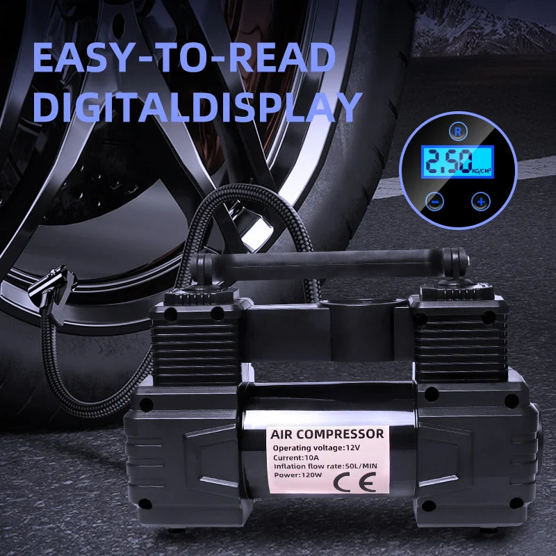 Car Tire Electric Inflator 12V multifunctional convenient Car accessories car tire electric small car inflator wired inflation