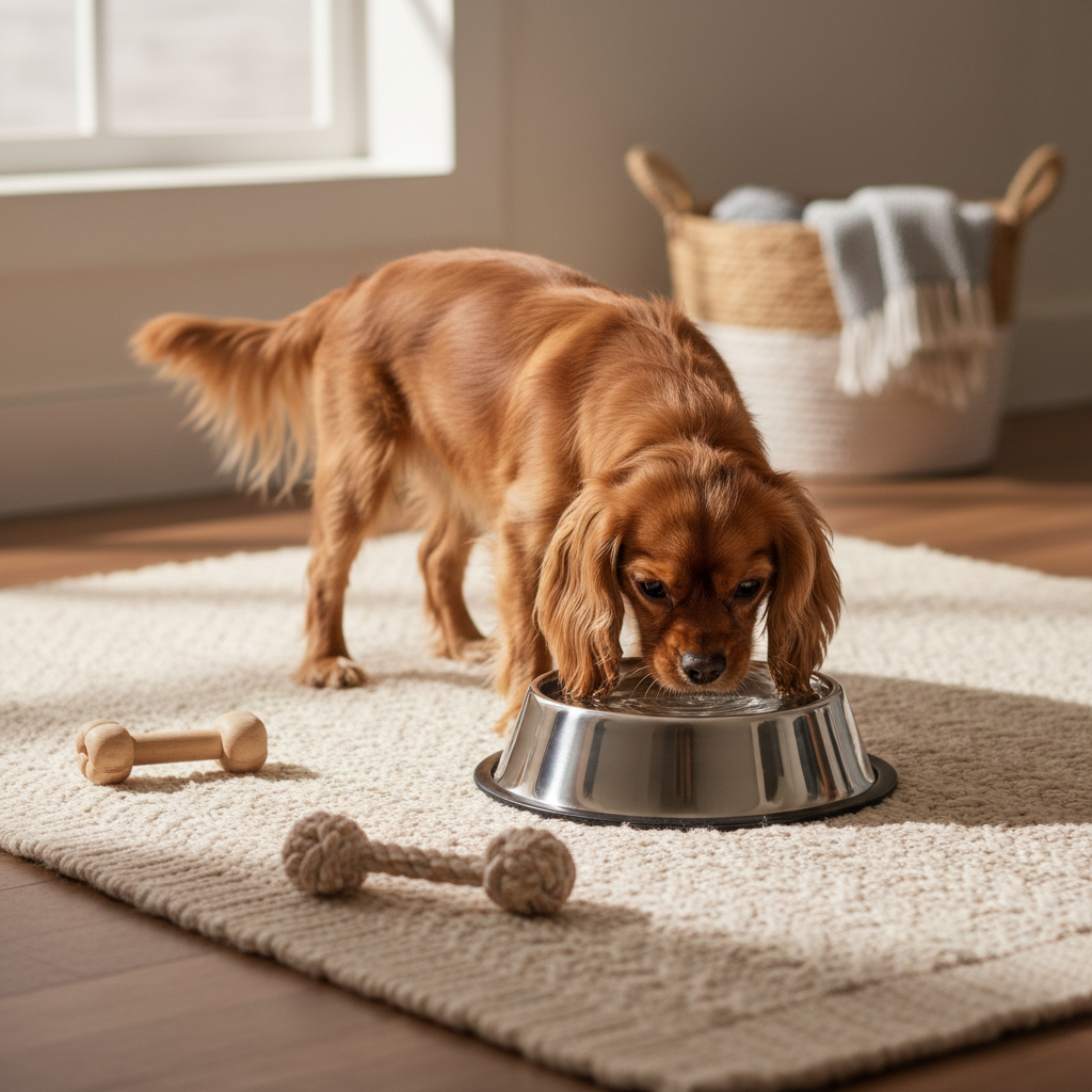 Comedero de Acero Inoxidable para Mascotas